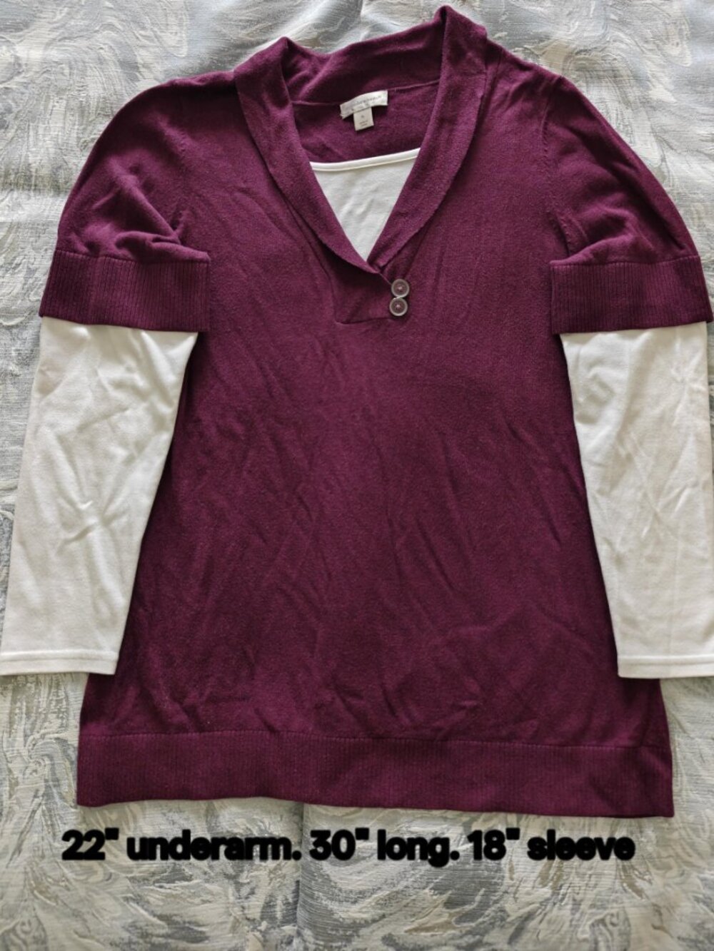 *Ladies Christopher & Banks soft knit sweater*
